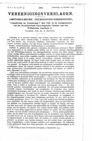 Eerste pagina van het artikel zoals het is gepubliceerd in het tijdschrift