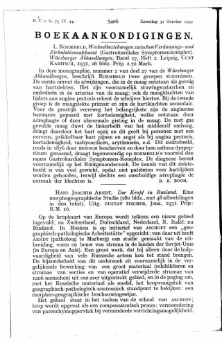 Eerste pagina van het artikel zoals het is gepubliceerd in het tijdschrift