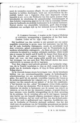 Eerste pagina van het artikel zoals het is gepubliceerd in het tijdschrift