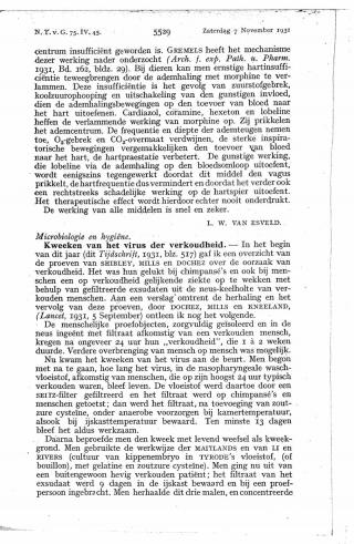 Eerste pagina van het artikel zoals het is gepubliceerd in het tijdschrift