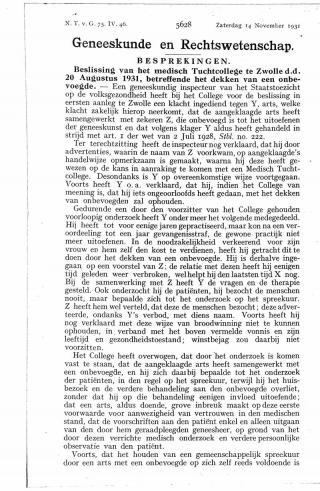 Eerste pagina van het artikel zoals het is gepubliceerd in het tijdschrift