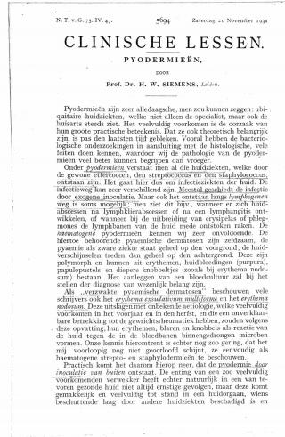 Eerste pagina van het artikel zoals het is gepubliceerd in het tijdschrift