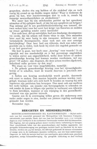 Eerste pagina van het artikel zoals het is gepubliceerd in het tijdschrift