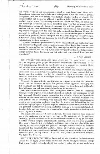 Eerste pagina van het artikel zoals het is gepubliceerd in het tijdschrift