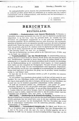 Eerste pagina van het artikel zoals het is gepubliceerd in het tijdschrift