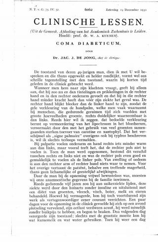 Eerste pagina van het artikel zoals het is gepubliceerd in het tijdschrift