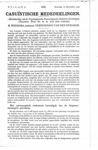 Eerste pagina van het artikel zoals het is gepubliceerd in het tijdschrift