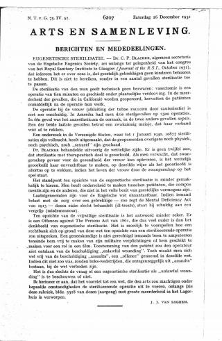 Eerste pagina van het artikel zoals het is gepubliceerd in het tijdschrift
