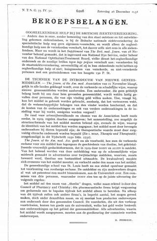 Eerste pagina van het artikel zoals het is gepubliceerd in het tijdschrift