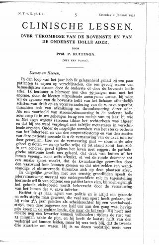 Eerste pagina van het artikel zoals het is gepubliceerd in het tijdschrift