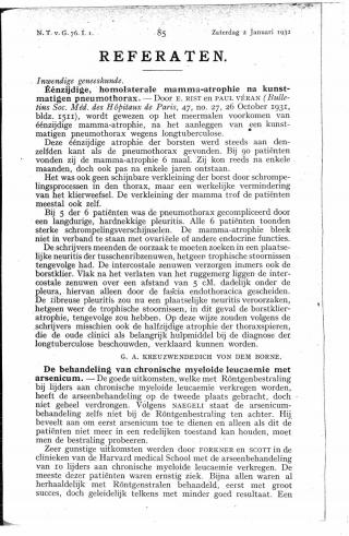 Eerste pagina van het artikel zoals het is gepubliceerd in het tijdschrift