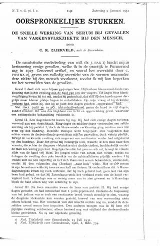 Eerste pagina van het artikel zoals het is gepubliceerd in het tijdschrift