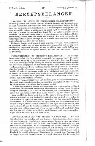 Eerste pagina van het artikel zoals het is gepubliceerd in het tijdschrift