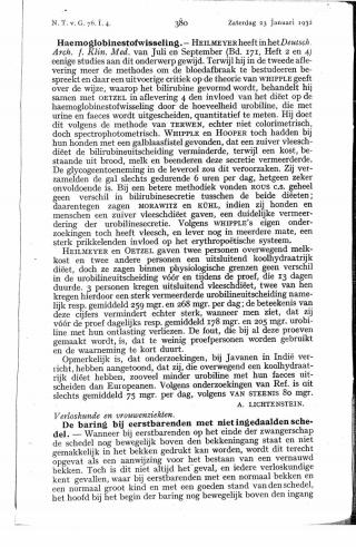 Eerste pagina van het artikel zoals het is gepubliceerd in het tijdschrift