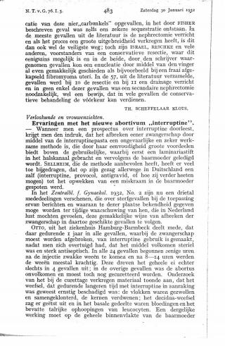 Eerste pagina van het artikel zoals het is gepubliceerd in het tijdschrift