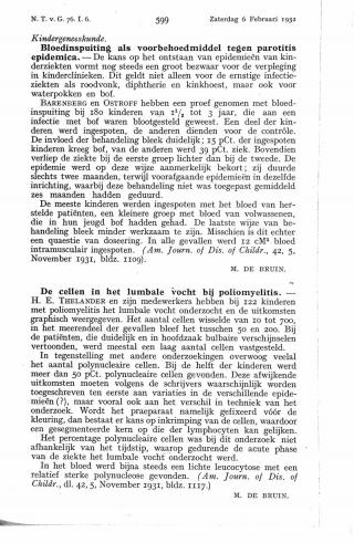 Eerste pagina van het artikel zoals het is gepubliceerd in het tijdschrift