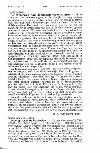 Eerste pagina van het artikel zoals het is gepubliceerd in het tijdschrift