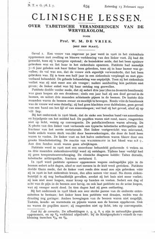 Eerste pagina van het artikel zoals het is gepubliceerd in het tijdschrift