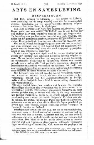 Eerste pagina van het artikel zoals het is gepubliceerd in het tijdschrift