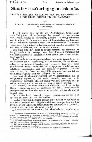 Eerste pagina van het artikel zoals het is gepubliceerd in het tijdschrift