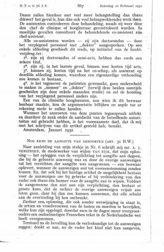 Eerste pagina van het artikel zoals het is gepubliceerd in het tijdschrift