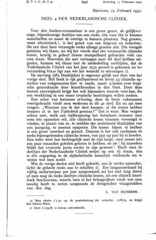 Eerste pagina van het artikel zoals het is gepubliceerd in het tijdschrift