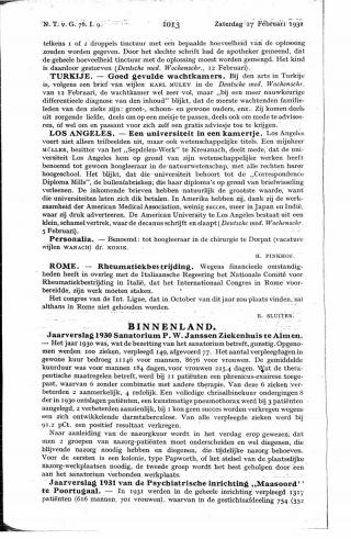 Eerste pagina van het artikel zoals het is gepubliceerd in het tijdschrift