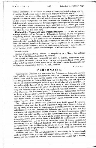 Eerste pagina van het artikel zoals het is gepubliceerd in het tijdschrift