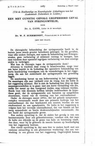 Eerste pagina van het artikel zoals het is gepubliceerd in het tijdschrift