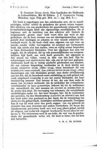 Eerste pagina van het artikel zoals het is gepubliceerd in het tijdschrift