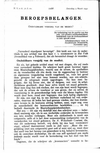 Eerste pagina van het artikel zoals het is gepubliceerd in het tijdschrift