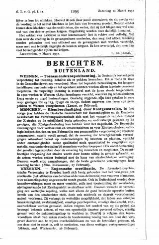 Eerste pagina van het artikel zoals het is gepubliceerd in het tijdschrift