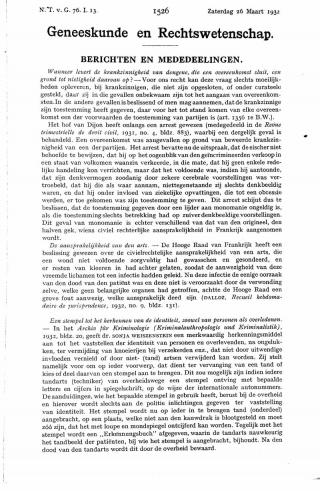 Eerste pagina van het artikel zoals het is gepubliceerd in het tijdschrift