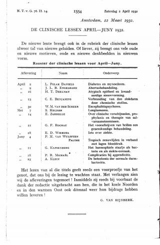 Eerste pagina van het artikel zoals het is gepubliceerd in het tijdschrift