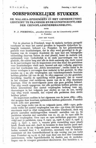 Eerste pagina van het artikel zoals het is gepubliceerd in het tijdschrift