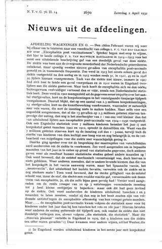 Eerste pagina van het artikel zoals het is gepubliceerd in het tijdschrift