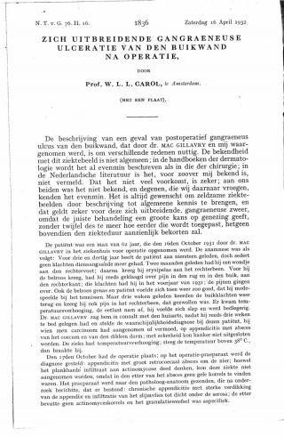 Eerste pagina van het artikel zoals het is gepubliceerd in het tijdschrift