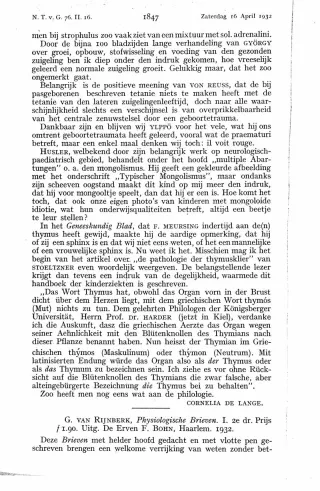 Eerste pagina van het artikel zoals het is gepubliceerd in het tijdschrift
