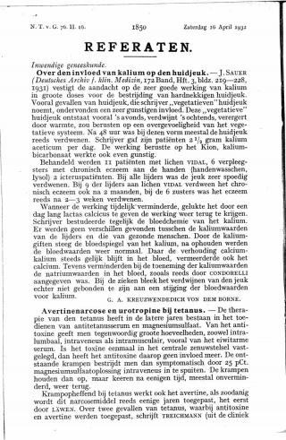 Eerste pagina van het artikel zoals het is gepubliceerd in het tijdschrift