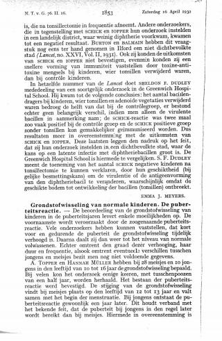 Eerste pagina van het artikel zoals het is gepubliceerd in het tijdschrift