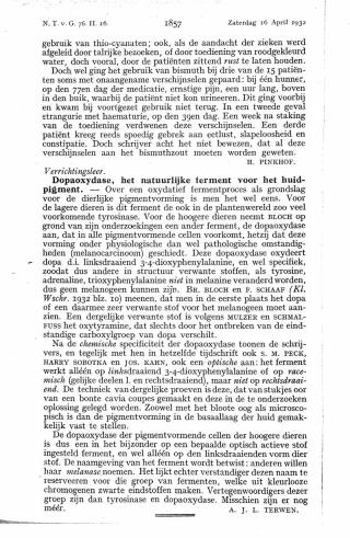 Eerste pagina van het artikel zoals het is gepubliceerd in het tijdschrift