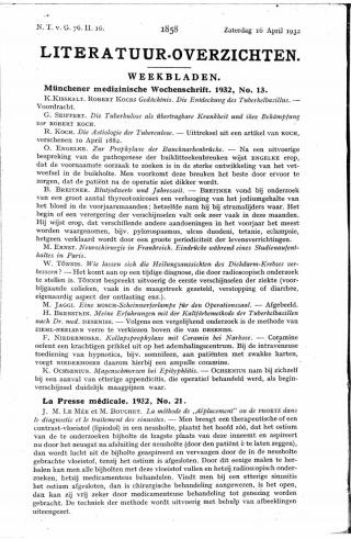 Eerste pagina van het artikel zoals het is gepubliceerd in het tijdschrift