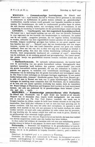 Eerste pagina van het artikel zoals het is gepubliceerd in het tijdschrift