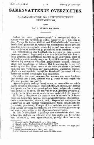 Eerste pagina van het artikel zoals het is gepubliceerd in het tijdschrift