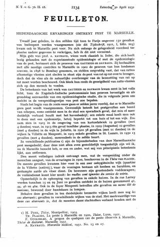 Eerste pagina van het artikel zoals het is gepubliceerd in het tijdschrift