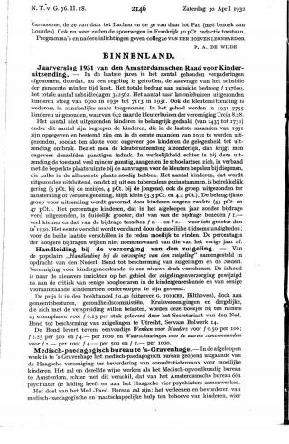 Eerste pagina van het artikel zoals het is gepubliceerd in het tijdschrift