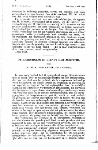 Eerste pagina van het artikel zoals het is gepubliceerd in het tijdschrift