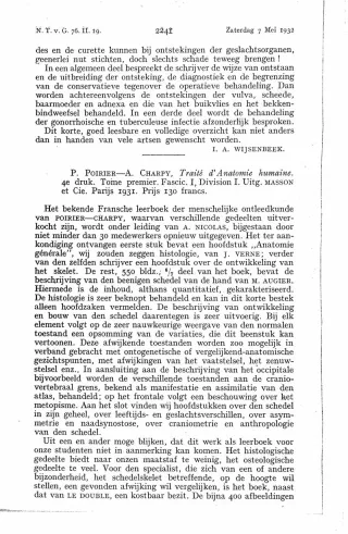 Eerste pagina van het artikel zoals het is gepubliceerd in het tijdschrift