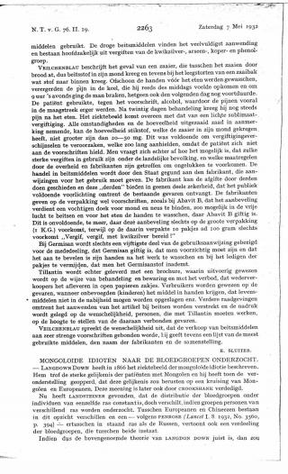 Eerste pagina van het artikel zoals het is gepubliceerd in het tijdschrift