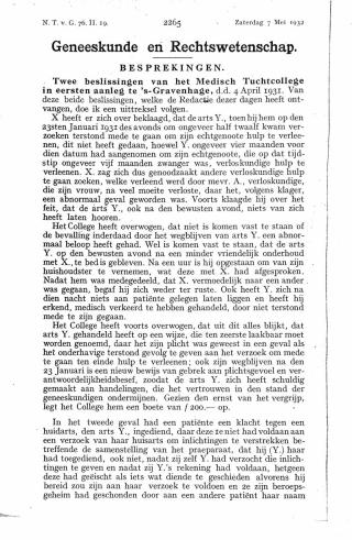 Eerste pagina van het artikel zoals het is gepubliceerd in het tijdschrift